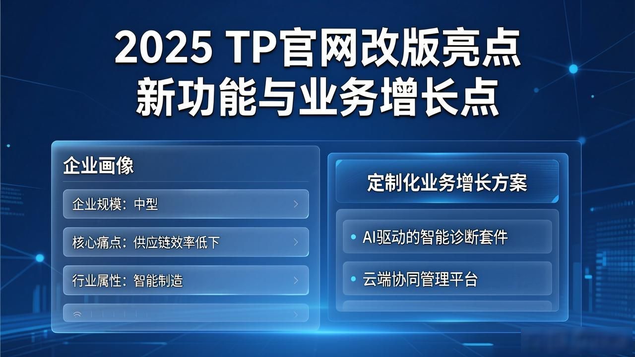 企业服务平台官网改版_TP官网全新版本业务逻辑重构_2025 TP官网最新版本的创新模式与业务拓展
