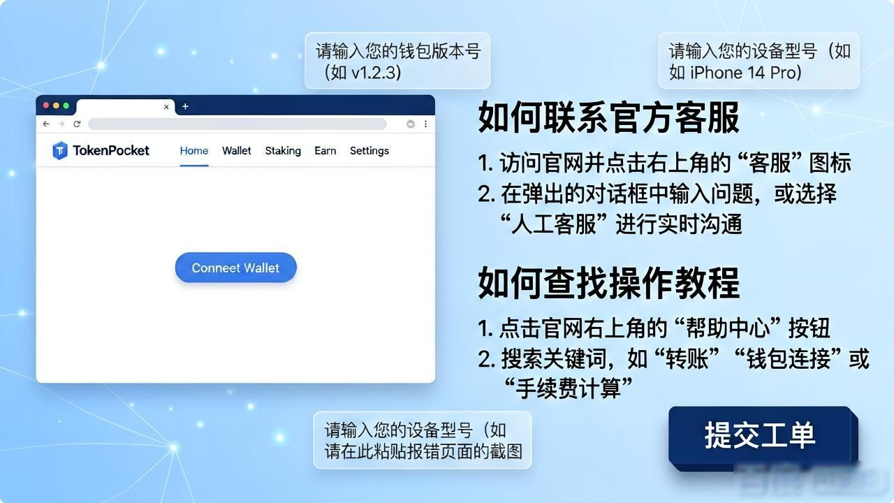 TokenPocket钱包问题解决办法_如何通过TokenPocket官网获取帮助与支持?_TokenPocket钱包操作教程