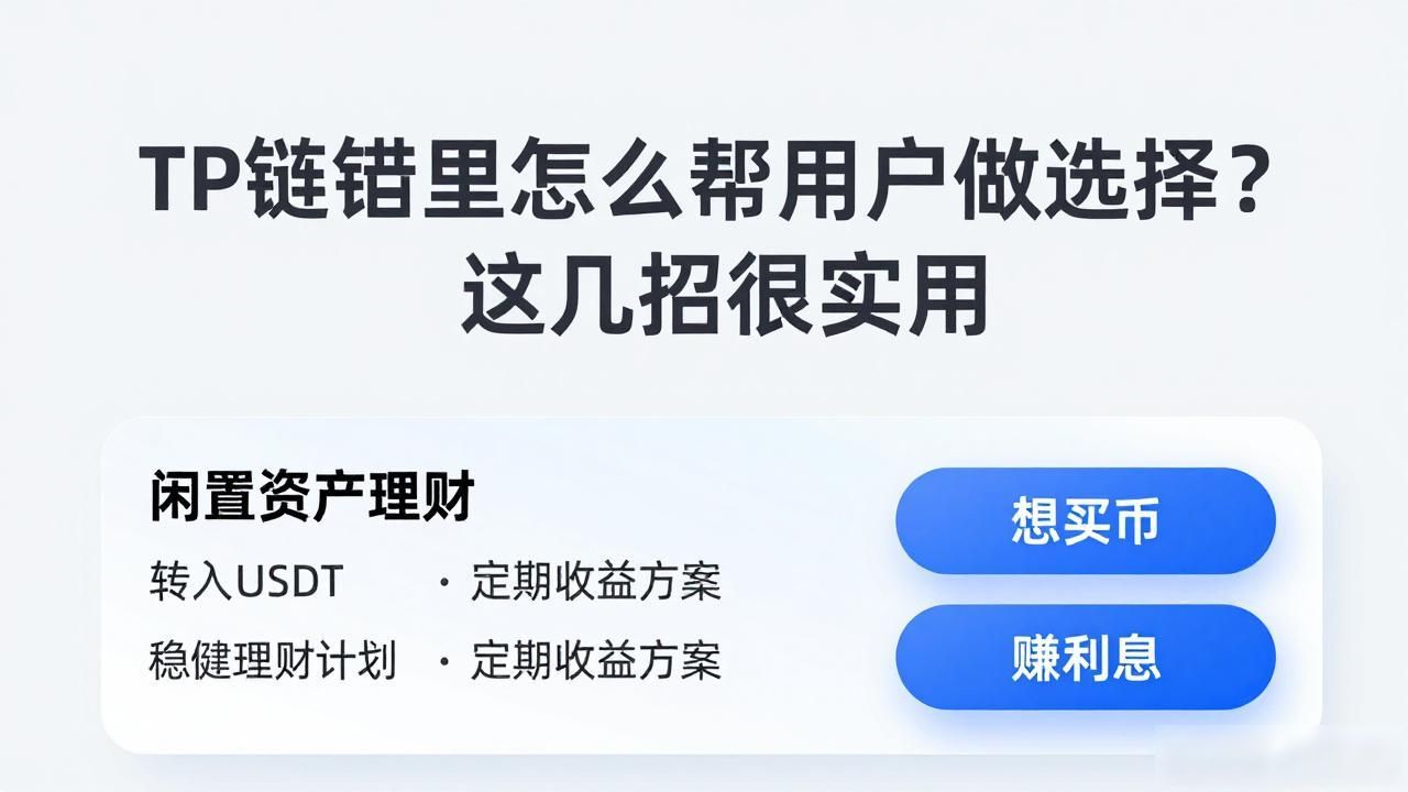 如何在TP钱包中引导用户选择?_TP钱包引导用户选择_TP钱包界面设计技巧