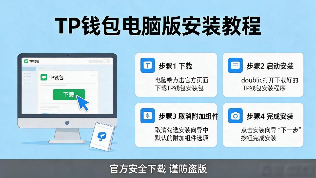 如何在PC端顺利下载安装tp钱包官方应用的完整步骤？_电脑端TP钱包官方安装流程 币圈新手TP钱包安装避坑指南 电脑TP钱包安装路径选择技巧