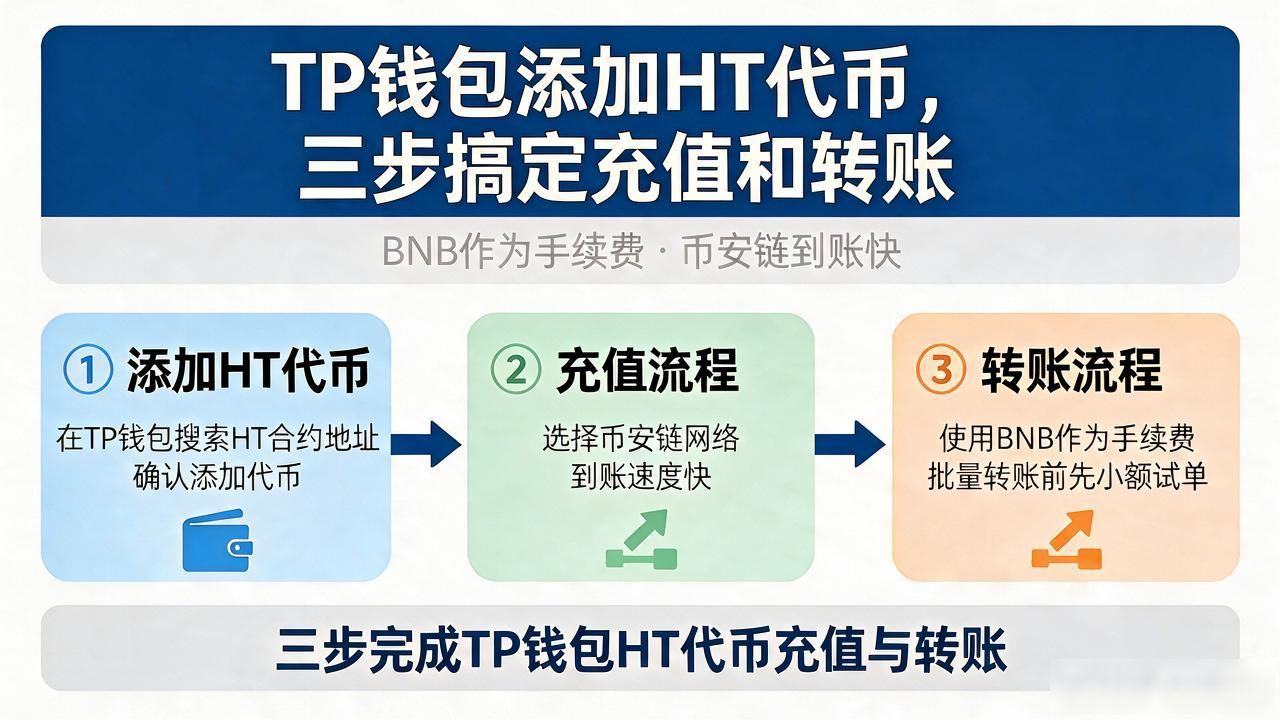 tp钱包ht_TP钱包HT币转账BNB手续费不足怎么办_TP钱包添加HT币正确网络选择