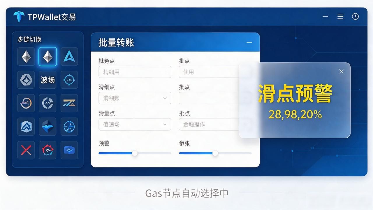TPWallet批量转账节省Gas费技巧_如何通过TPWallet的技术功能实现高效交易?_TPWallet多链一键切换功能体验
