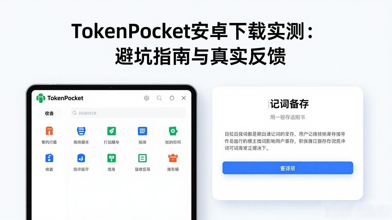 tokenpocket官网安卓app下载后的用户体验评测与反馈总结_TokenPocket安卓版官网下载_TokenPocket安卓版安全设置