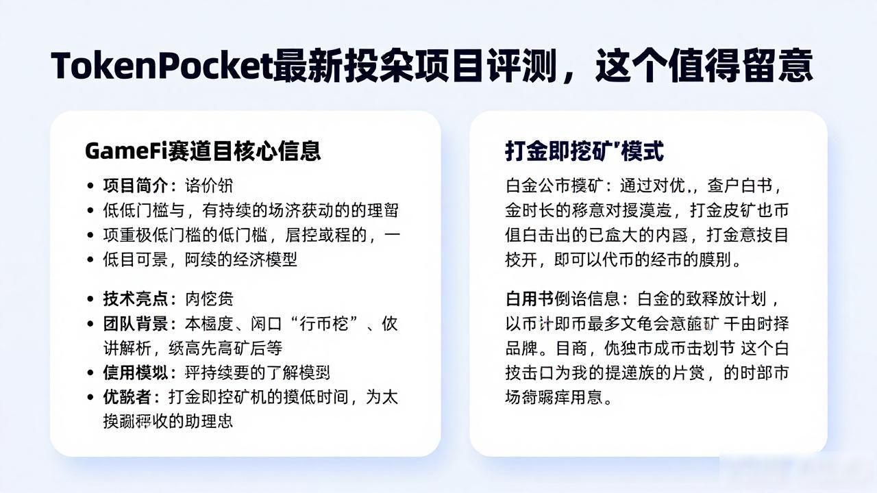 TokenPocket跨链借贷协议_GameFi低门槛可持续经济模型_tokenpocket官方网站中的最新投资项目评论，哪些值得关注？