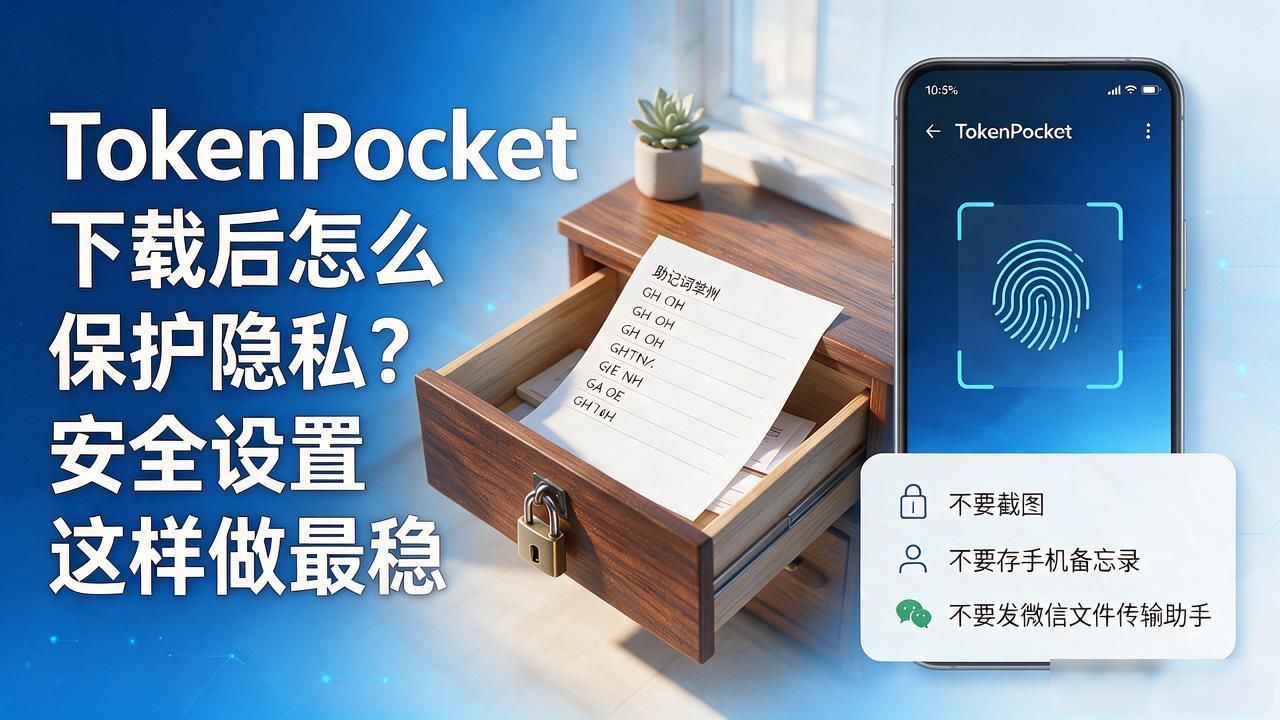 TokenPocket安全设置_助记词备份方法_TokenPocket下载后的隐私保护与安全设置