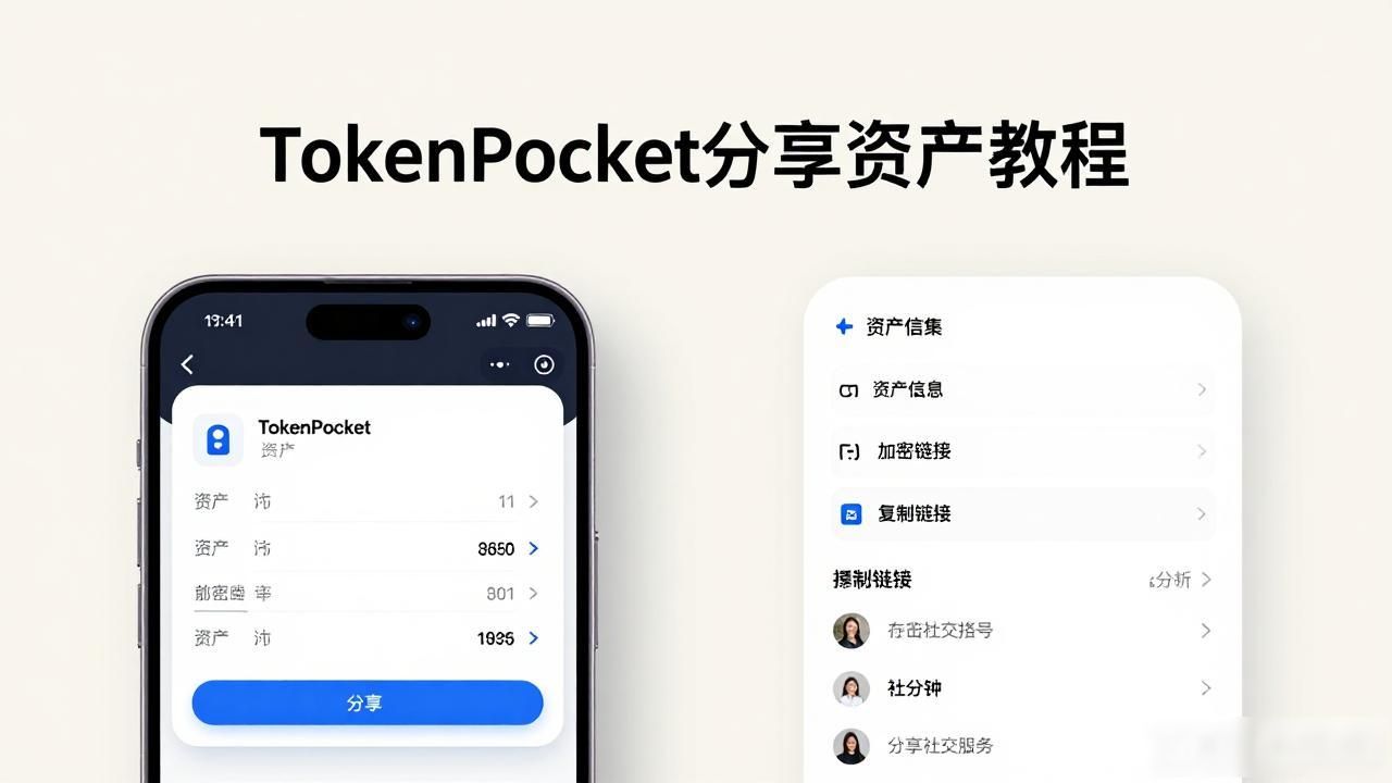 TokenPocket钱包APP分享资产_TokenPocket钱包分享截图_如何在TokenPocket钱包APP中分享资产信息