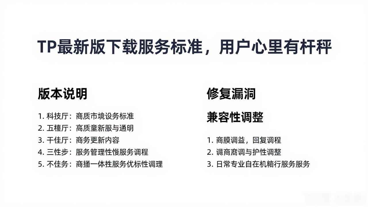 TP最新版本下载的服务标准与用户认知_TP最新版本下载体验_软件更新服务标准