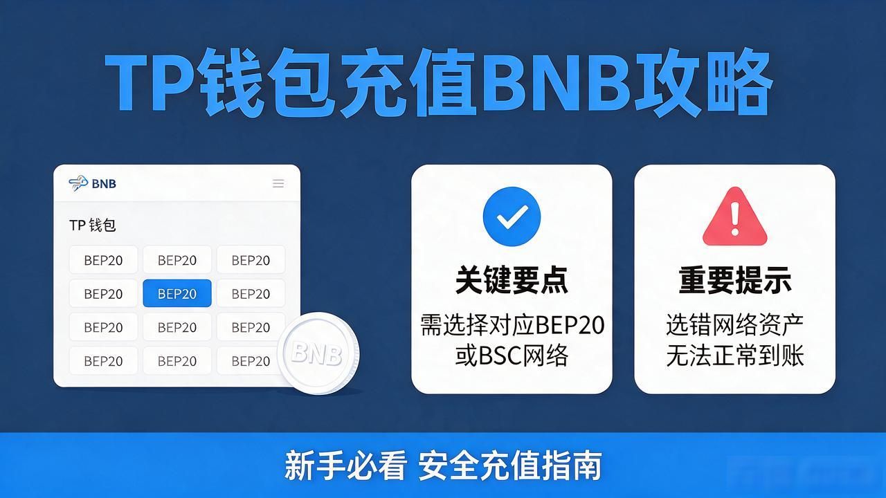 tp钱包怎么充值bnb_TP钱包充值BNB详细步骤_TP钱包充值BNB如何选对区块链网络